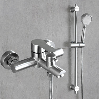 Luxury Stainless Steel Wall Mount Bathtub Faucet