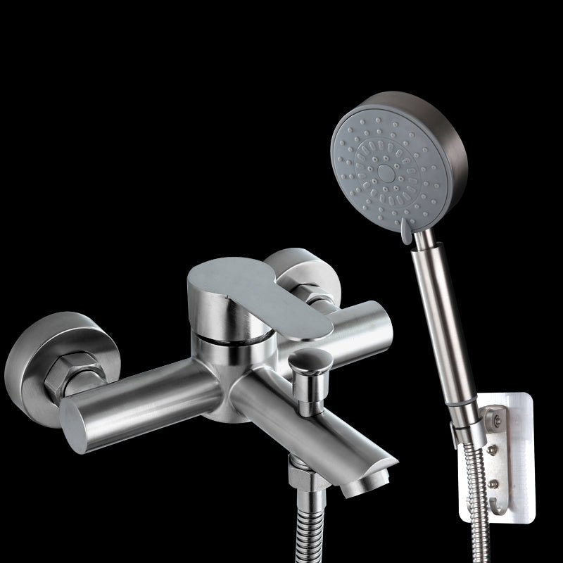 Luxury Stainless Steel Wall Mount Bathtub Faucet