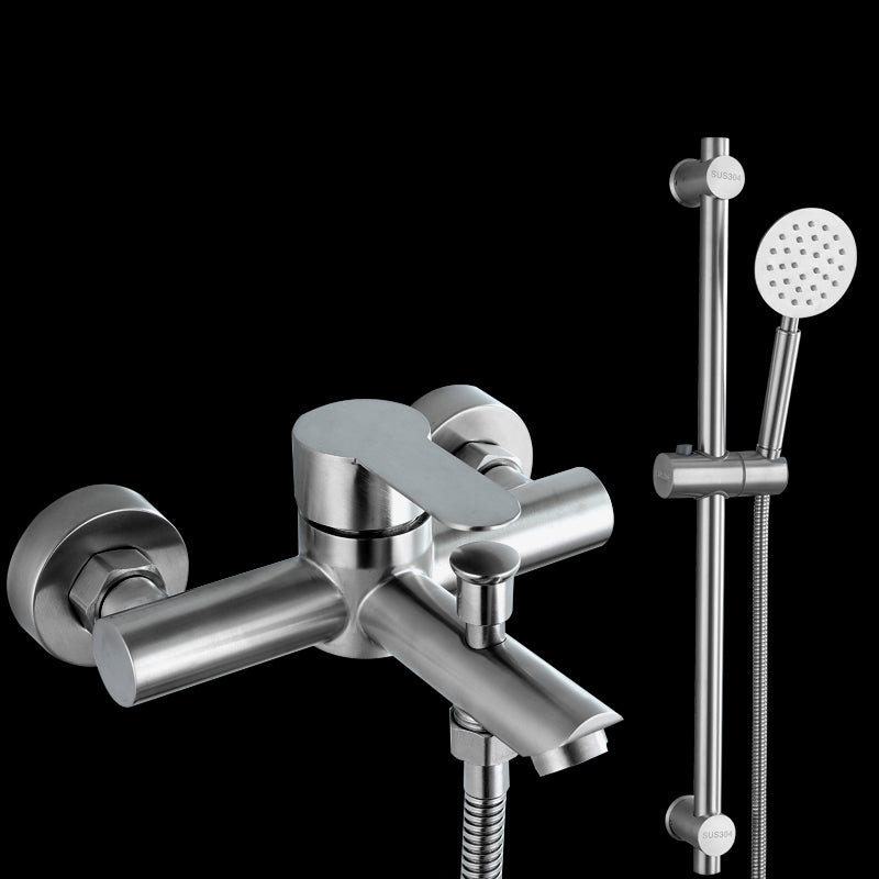 Luxury Stainless Steel Wall Mount Bathtub Faucet