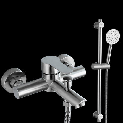 Luxury Stainless Steel Wall Mount Bathtub Faucet