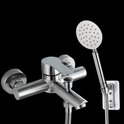 Luxury Stainless Steel Wall Mount Bathtub Faucet