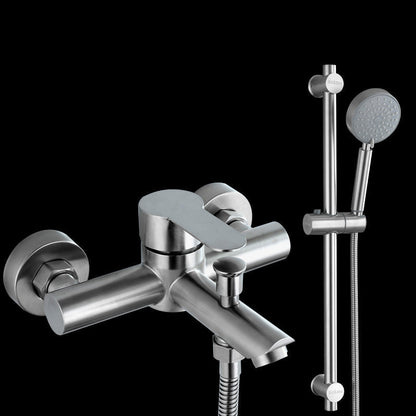 Luxury Stainless Steel Wall Mount Bathtub Faucet