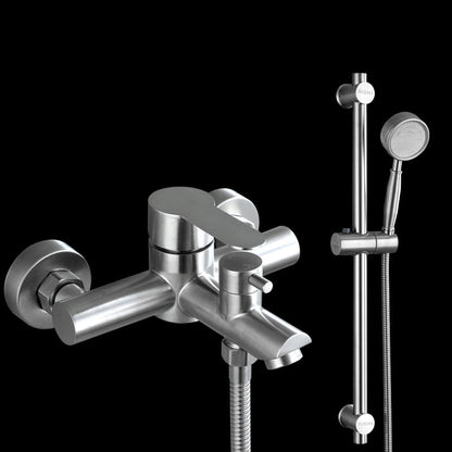 Luxury Stainless Steel Wall Mount Bathtub Faucet