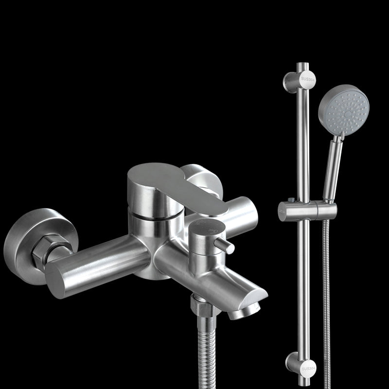 Luxury Stainless Steel Wall Mount Bathtub Faucet