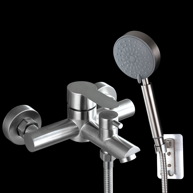 Luxury Stainless Steel Wall Mount Bathtub Faucet