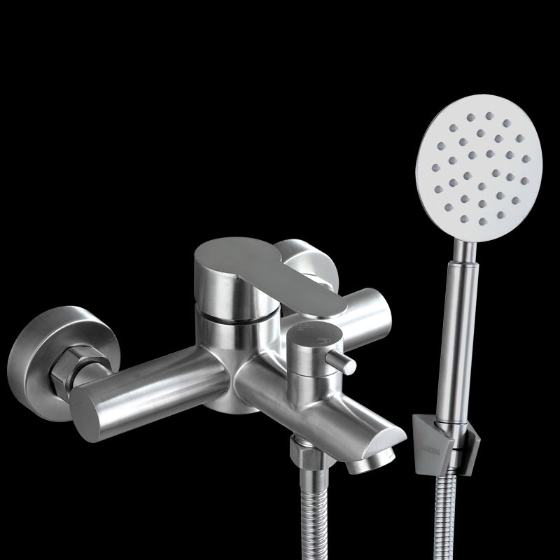 Luxury Stainless Steel Wall Mount Bathtub Faucet