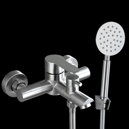 Luxury Stainless Steel Wall Mount Bathtub Faucet
