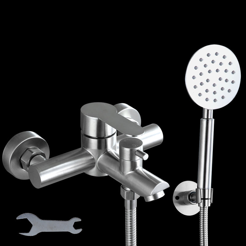 Luxury Stainless Steel Wall Mount Bathtub Faucet