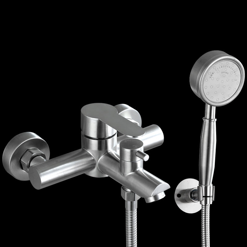 Luxury Stainless Steel Wall Mount Bathtub Faucet
