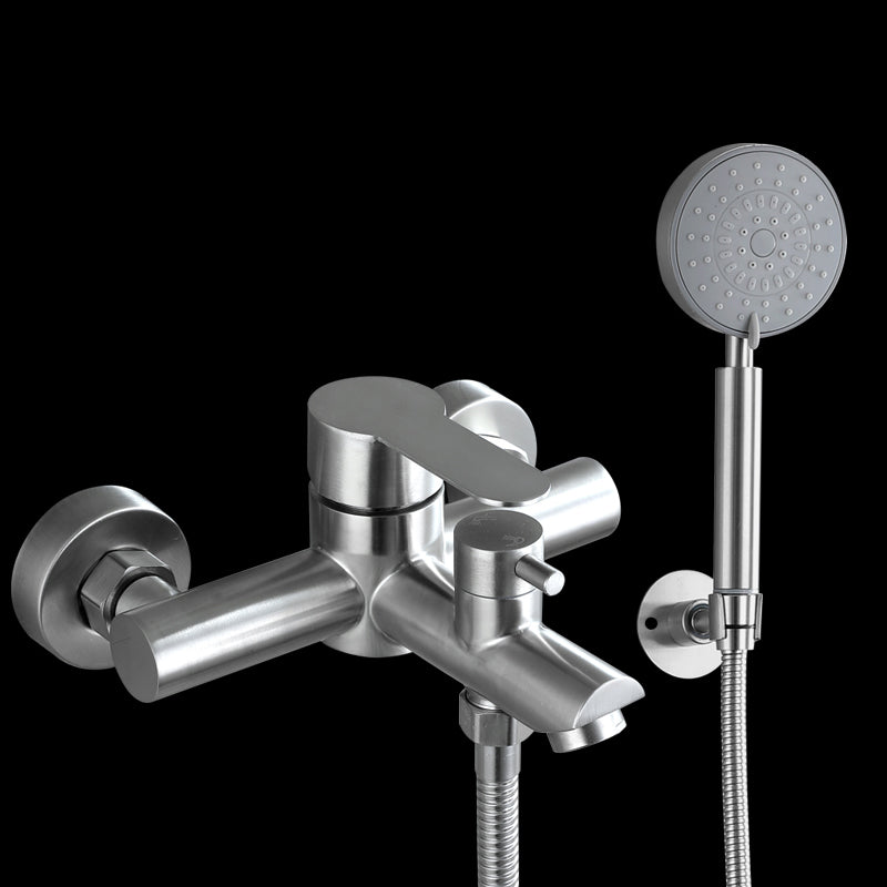 Luxury Stainless Steel Wall Mount Bathtub Faucet