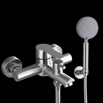 Luxury Stainless Steel Wall Mount Bathtub Faucet