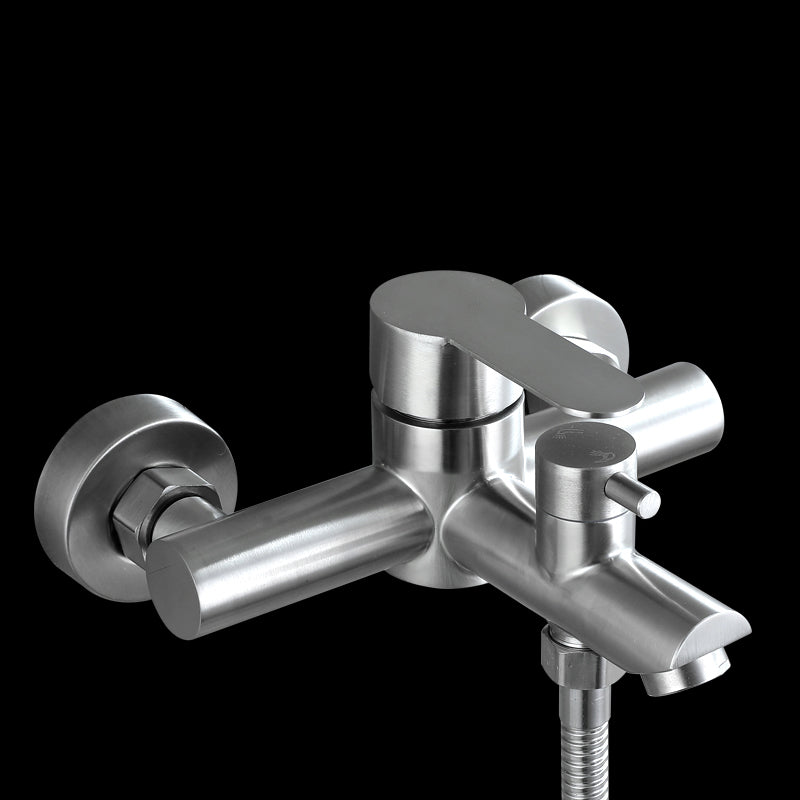 Luxury Stainless Steel Wall Mount Bathtub Faucet