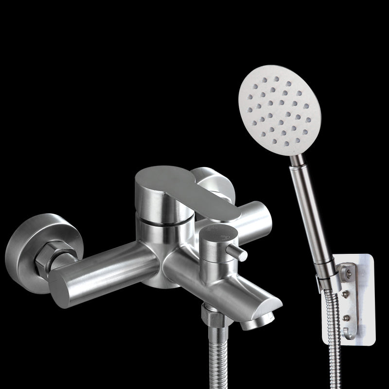 Luxury Stainless Steel Wall Mount Bathtub Faucet