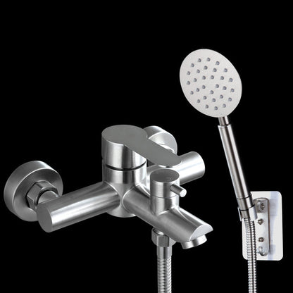 Luxury Stainless Steel Wall Mount Bathtub Faucet