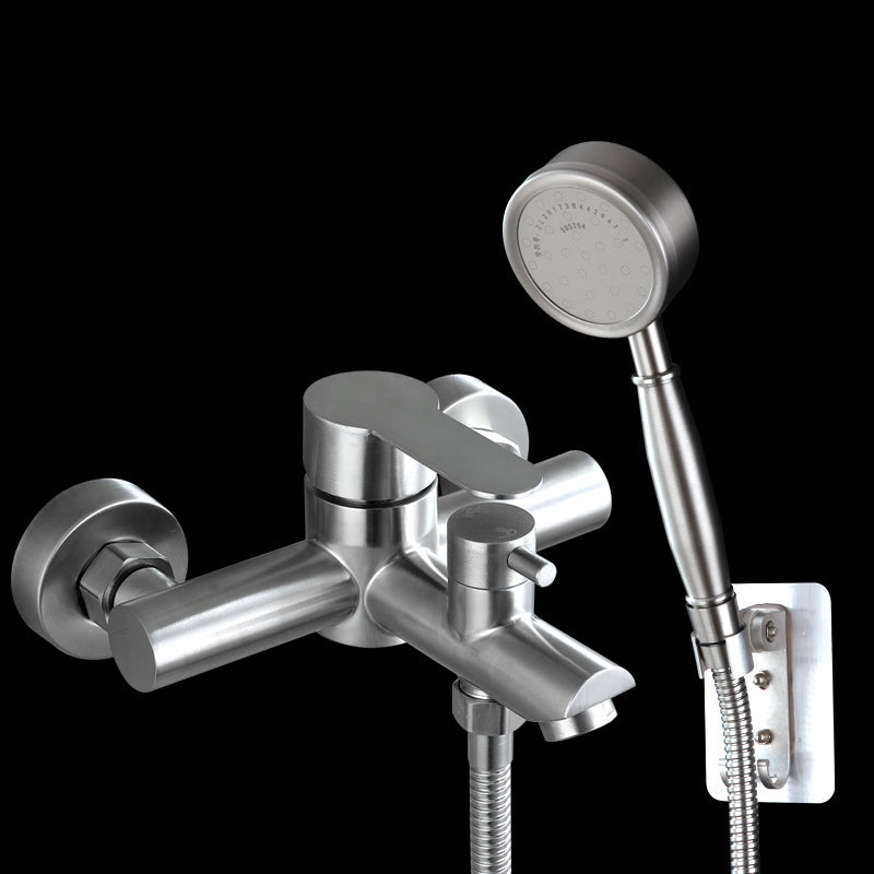 Luxury Stainless Steel Wall Mount Bathtub Faucet