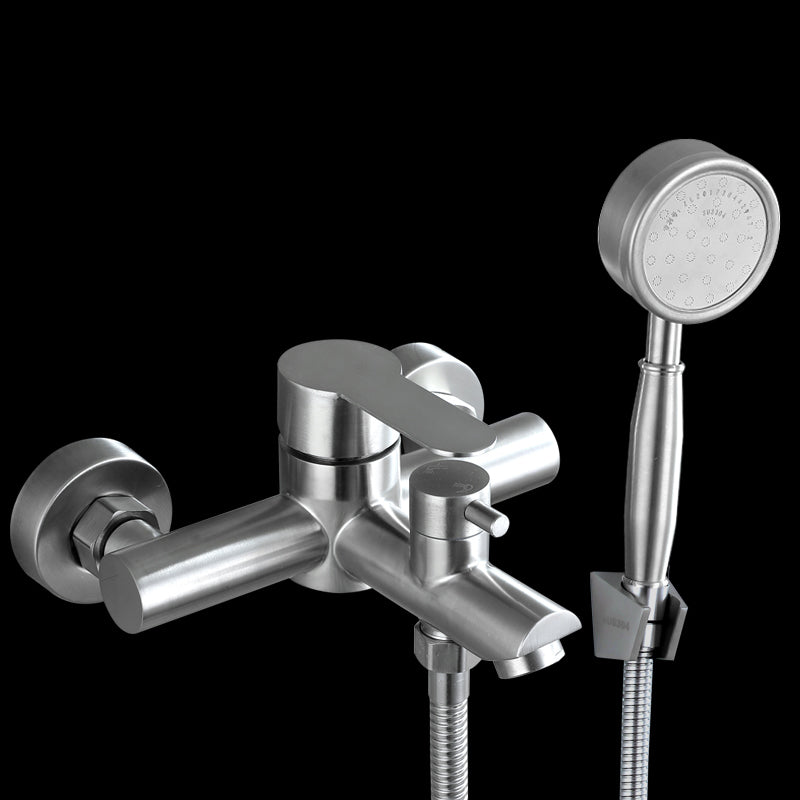 Luxury Stainless Steel Wall Mount Bathtub Faucet