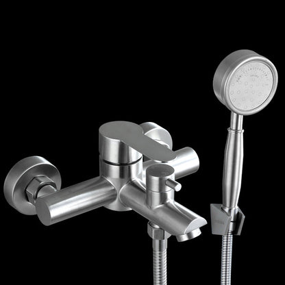 Luxury Stainless Steel Wall Mount Bathtub Faucet
