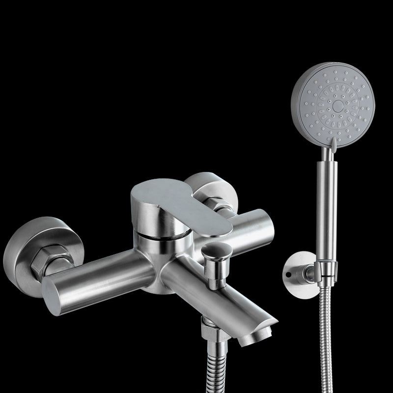 Luxury Stainless Steel Wall Mount Bathtub Faucet