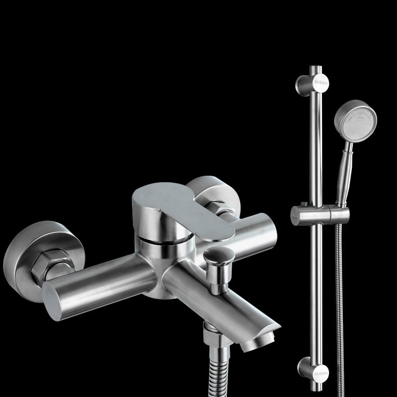 Luxury Stainless Steel Wall Mount Bathtub Faucet