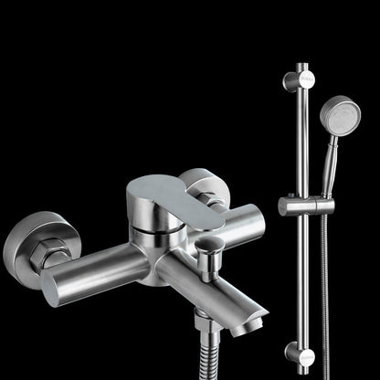 Luxury Stainless Steel Wall Mount Bathtub Faucet