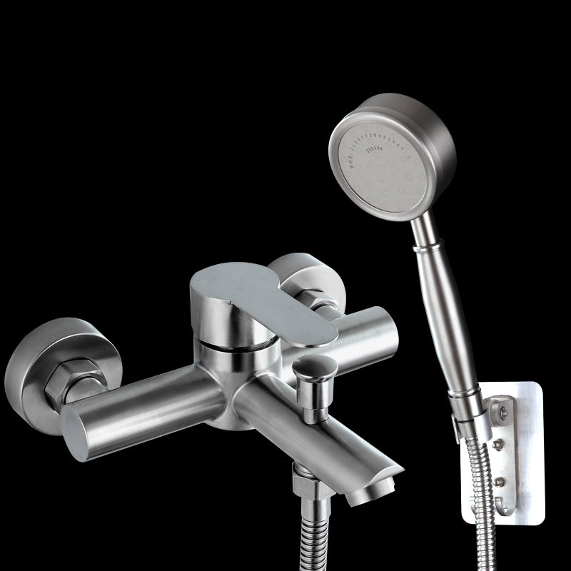 Luxury Stainless Steel Wall Mount Bathtub Faucet