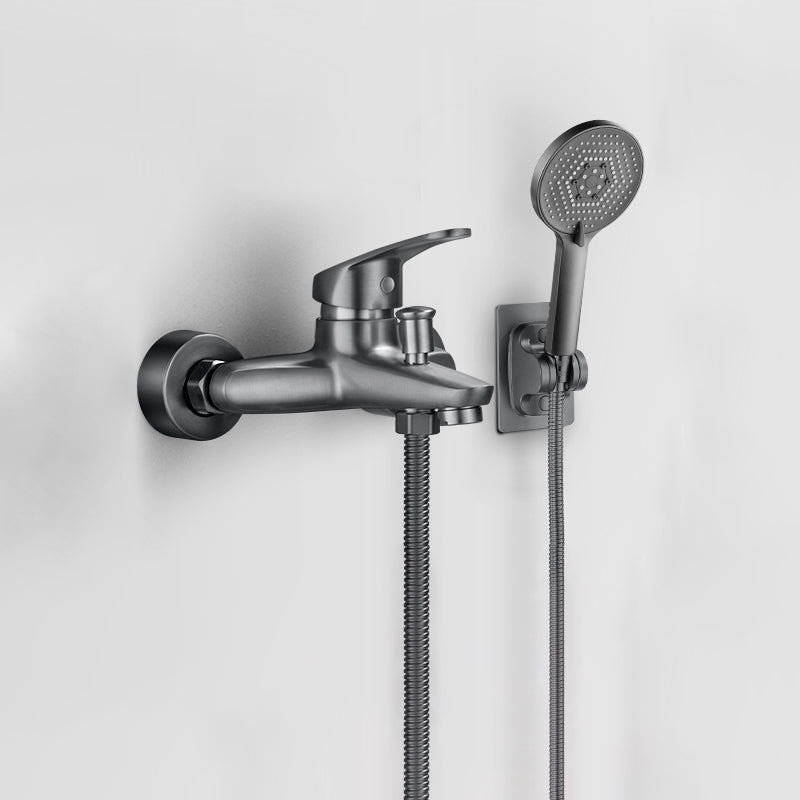 Luxury Bath Faucet Handheld Shower Wall Mount