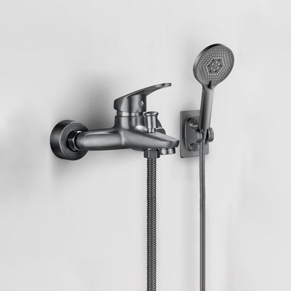 Luxury Bath Faucet Handheld Shower Wall Mount