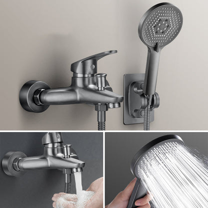 Luxury Bath Faucet Handheld Shower Wall Mount