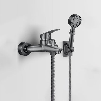 Luxury Bath Faucet Handheld Shower Wall Mount