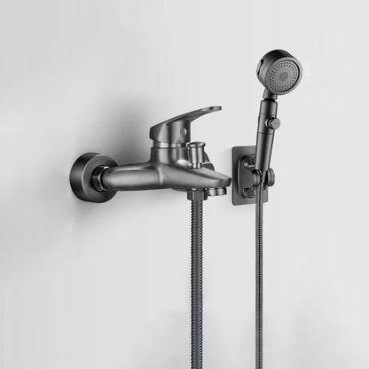 Luxury Bath Faucet Handheld Shower Wall Mount