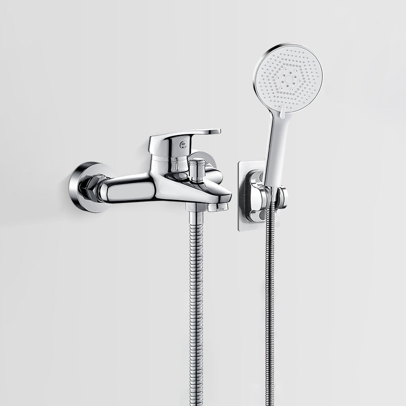 Luxury Bath Faucet Handheld Shower Wall Mount
