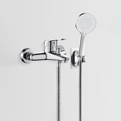 Luxury Bath Faucet Handheld Shower Wall Mount