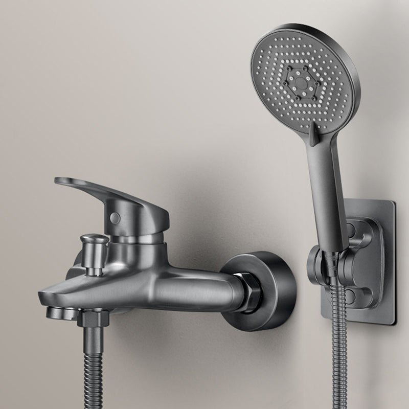 Luxury Bath Faucet Handheld Shower Wall Mount