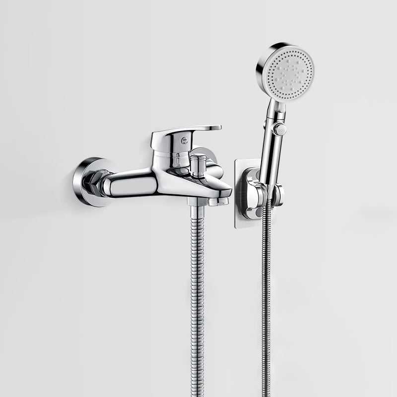 Luxury Bath Faucet Handheld Shower Wall Mount