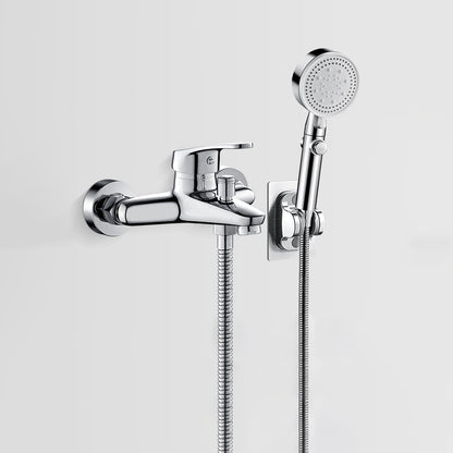 Luxury Bath Faucet Handheld Shower Wall Mount