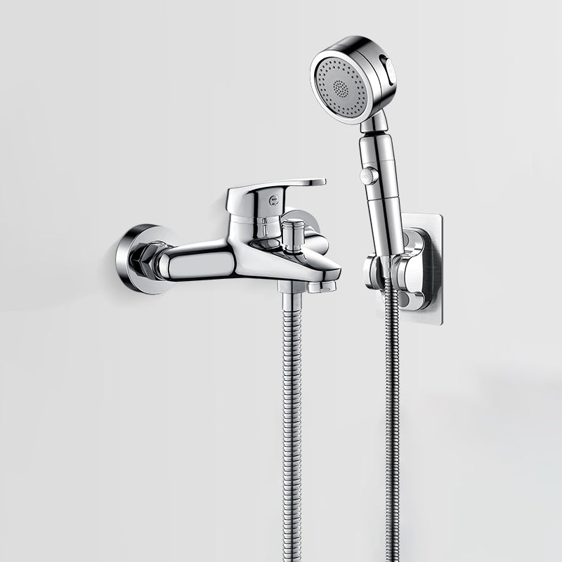 Luxury Bath Faucet Handheld Shower Wall Mount