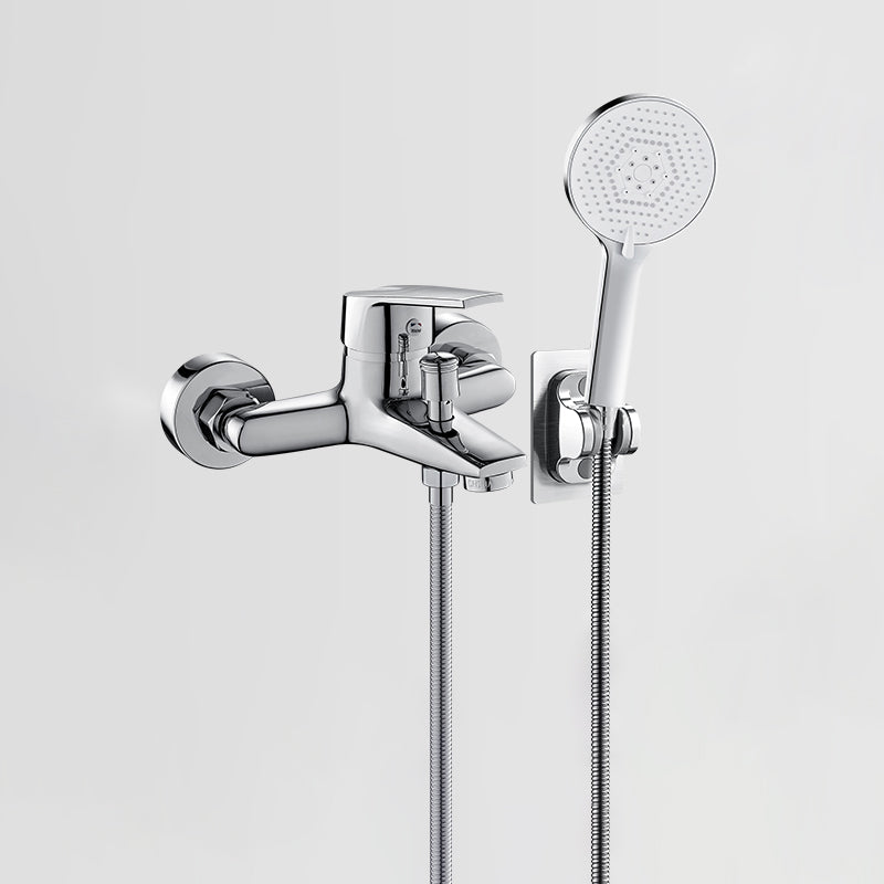 Luxury Bath Faucet Handheld Shower Wall Mount