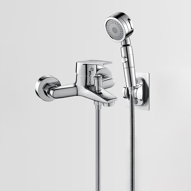 Luxury Bath Faucet Handheld Shower Wall Mount