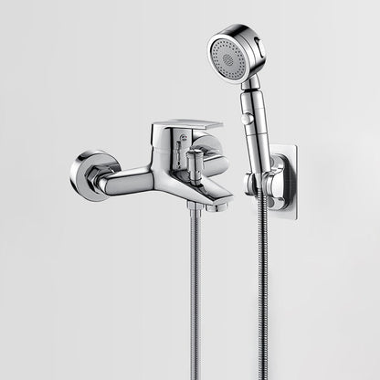 Luxury Bath Faucet Handheld Shower Wall Mount