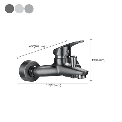 Luxury Bath Faucet Handheld Shower Wall Mount