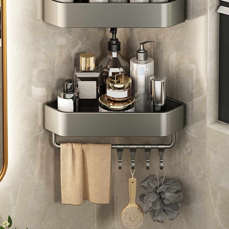 Sticky Bathroom Shelf Metal Organizer Accessory