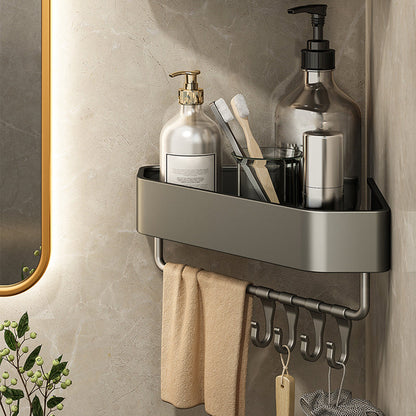 Sticky Bathroom Shelf Metal Organizer Accessory