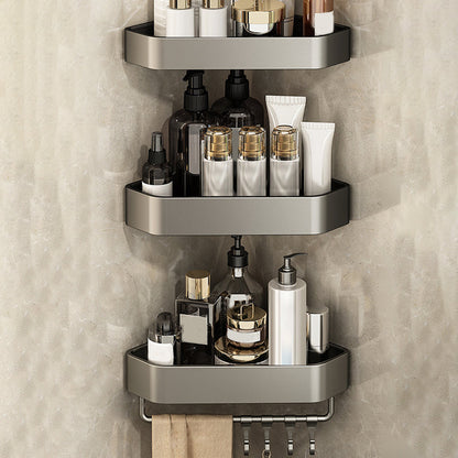 Sticky Bathroom Shelf Metal Organizer Accessory