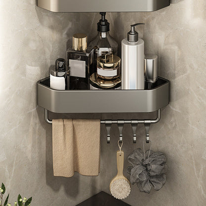 Sticky Bathroom Shelf Metal Organizer Accessory
