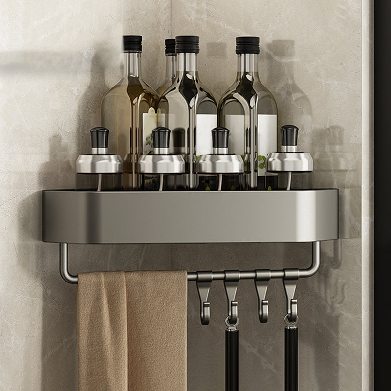 Sticky Bathroom Shelf Metal Organizer Accessory