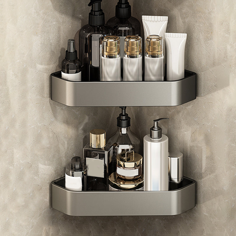 Sticky Bathroom Shelf Metal Organizer Accessory