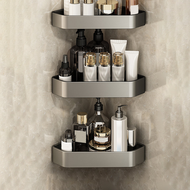 Sticky Bathroom Shelf Metal Organizer Accessory