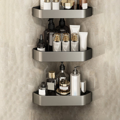 Sticky Bathroom Shelf Metal Organizer Accessory