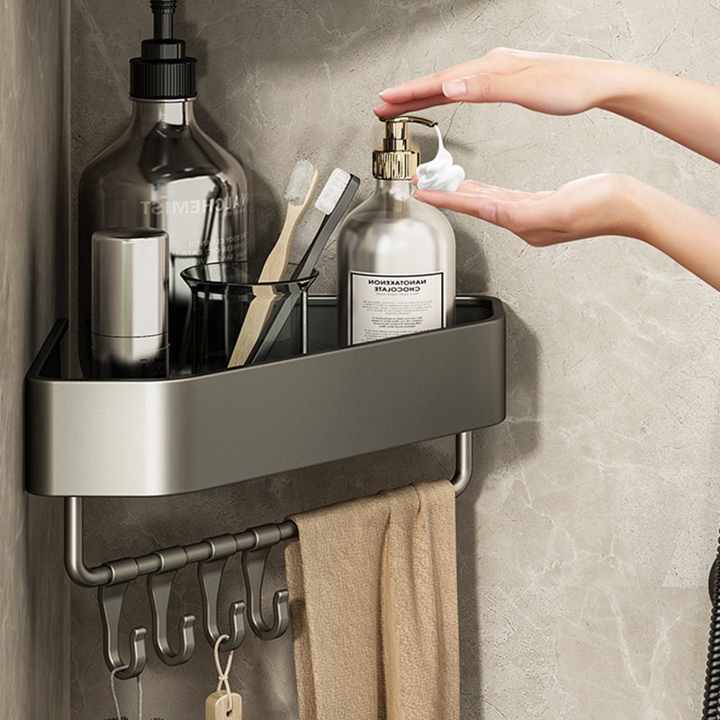 Sticky Bathroom Shelf Metal Organizer Accessory