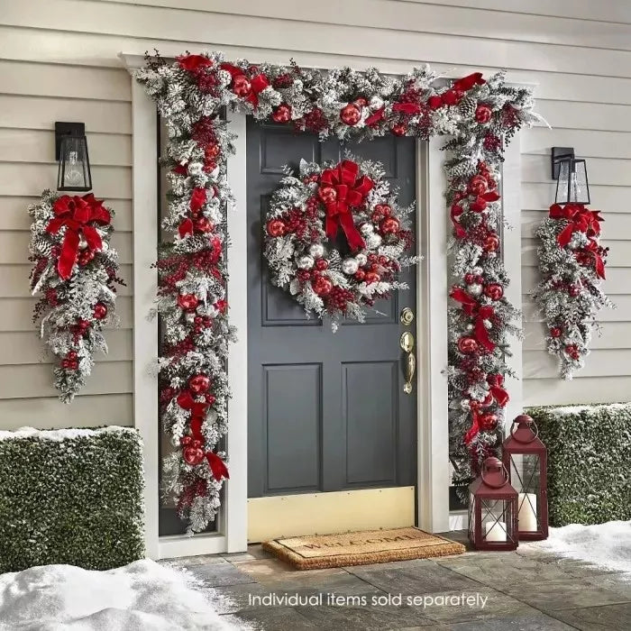 Wireless Prelit Christmas Garland with LED Lights
